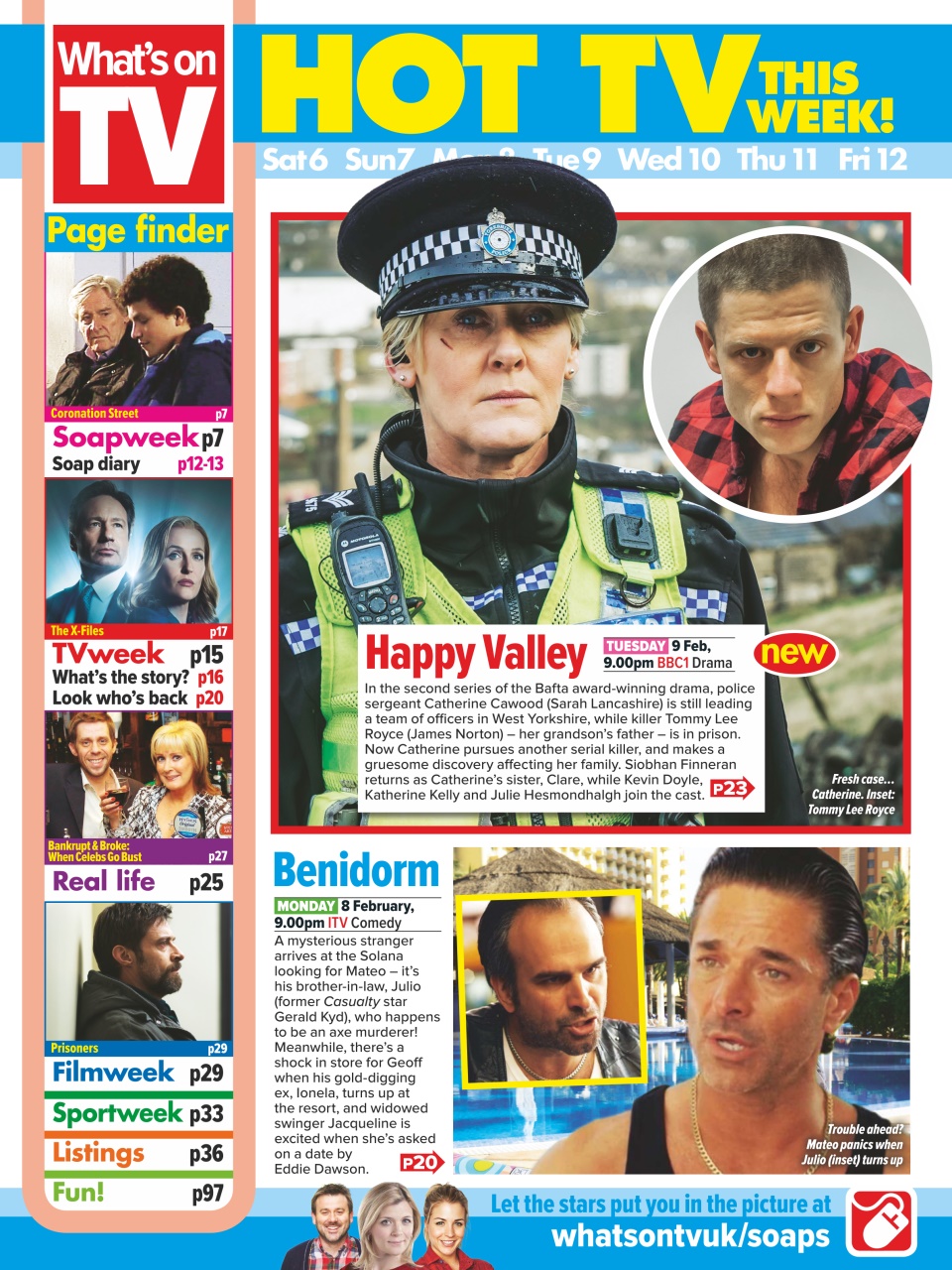 What's on TV Preview Pages
