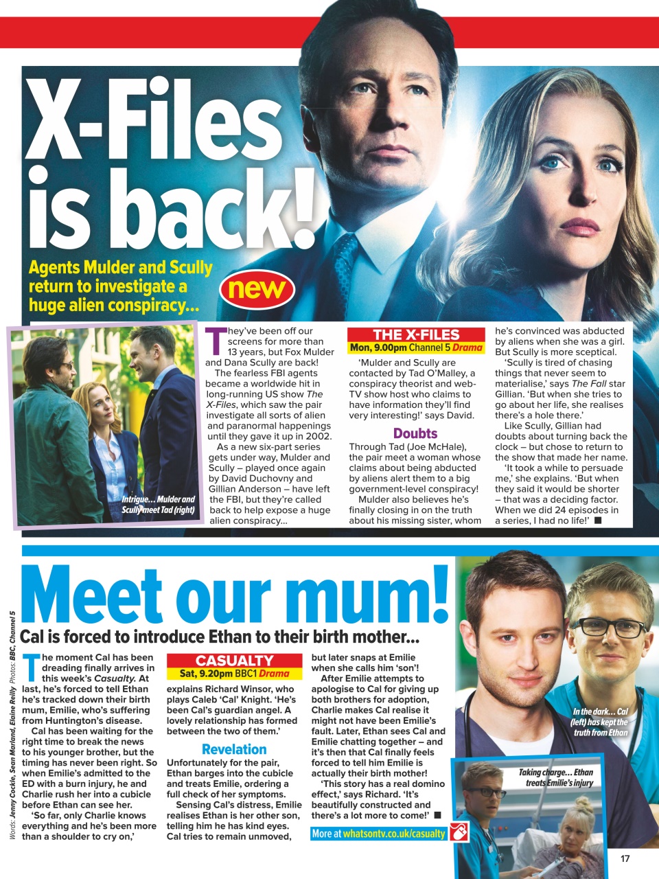What's on TV Preview Pages