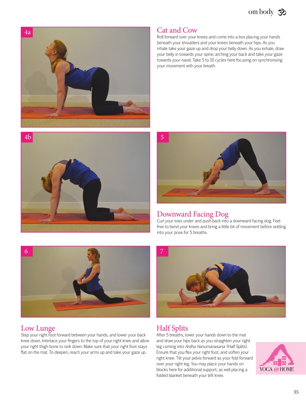 OM Yoga Magazine Preview Pages