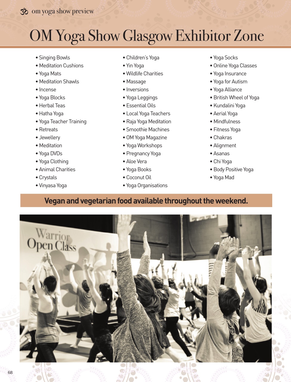 OM Yoga Magazine Preview Pages