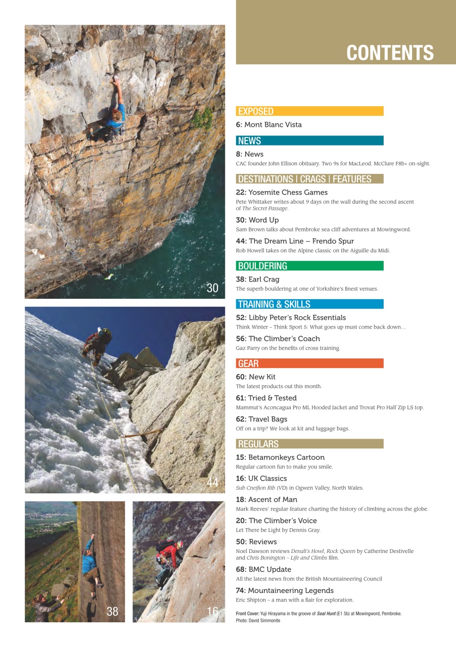 Climber Preview Pages