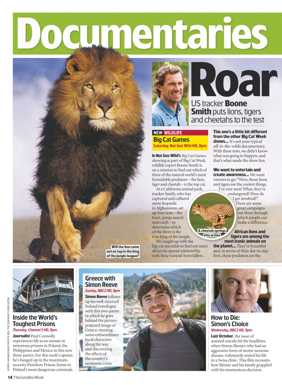 TV & Satellite Week Preview Pages