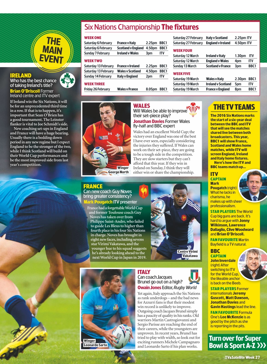 TV & Satellite Week Preview Pages