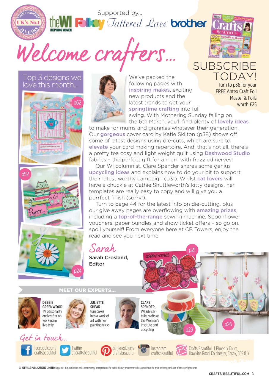 Crafts Beautiful Preview Pages