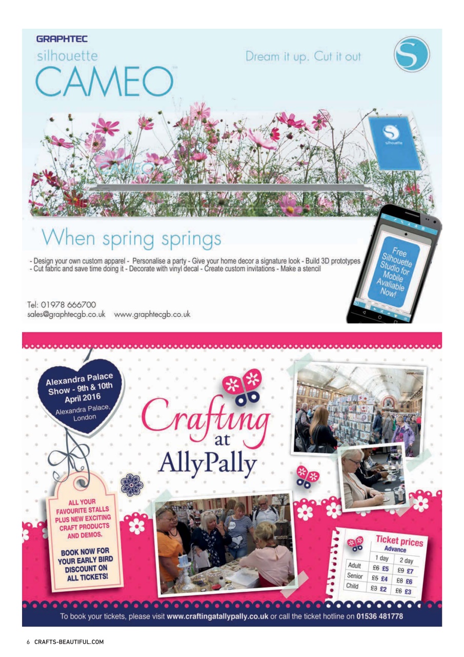 Crafts Beautiful Preview Pages