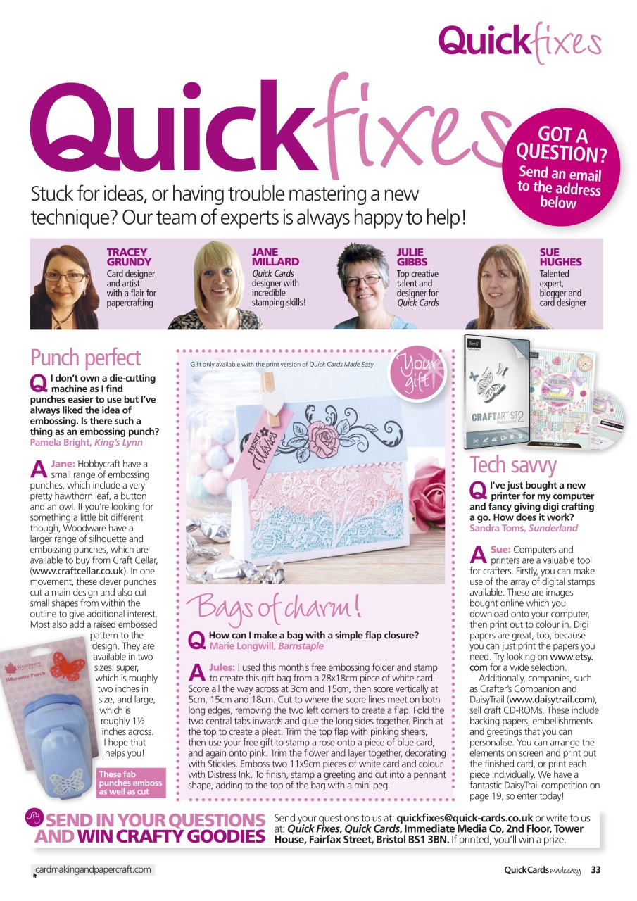 Quick Cards Made Easy Preview Pages