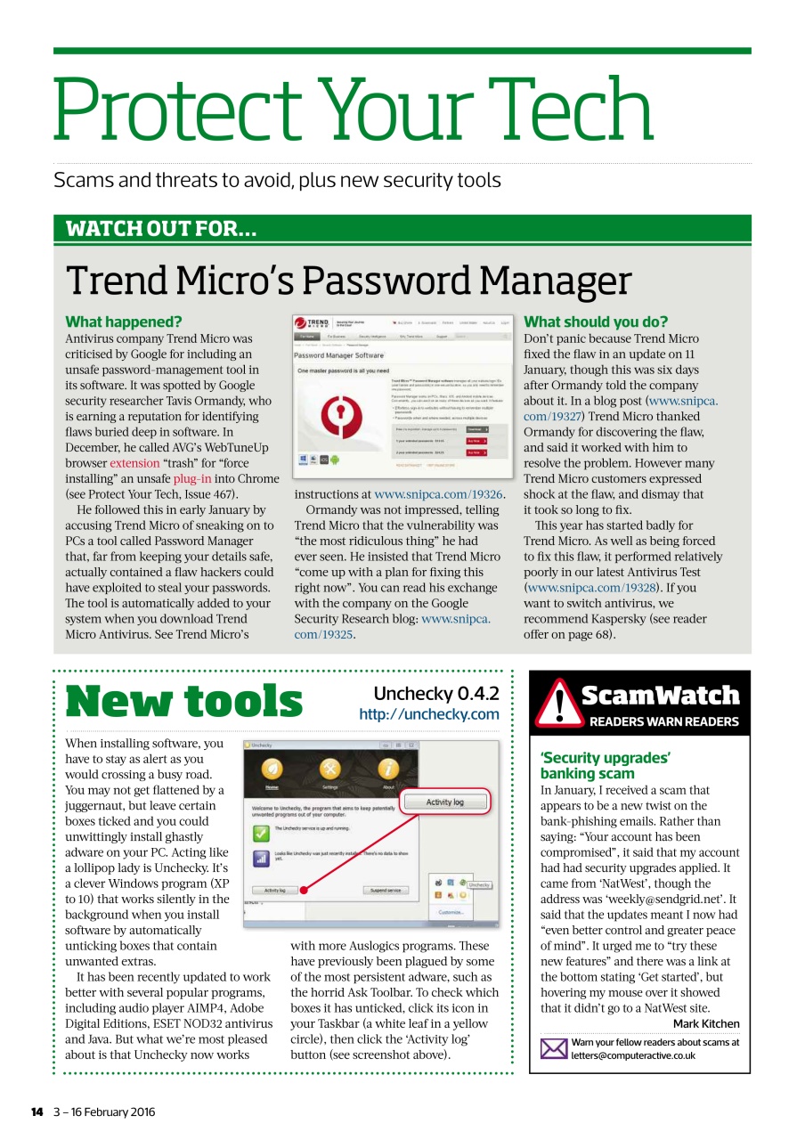 Computer Active Preview Pages