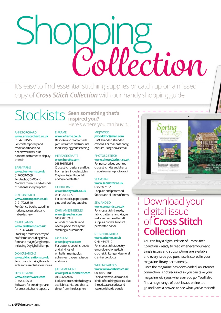 Cross Stitch Collection Preview Pages