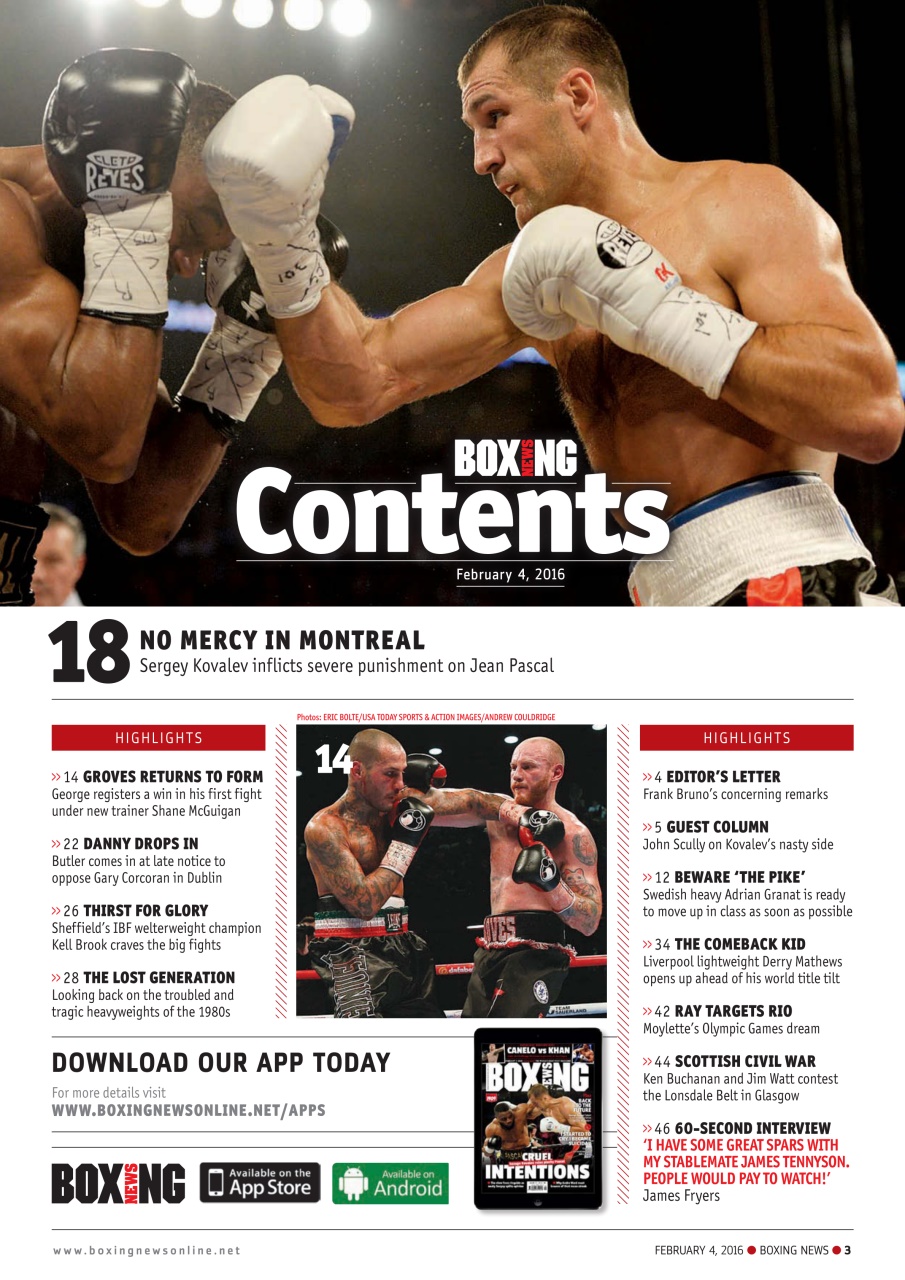Boxing News Preview Pages