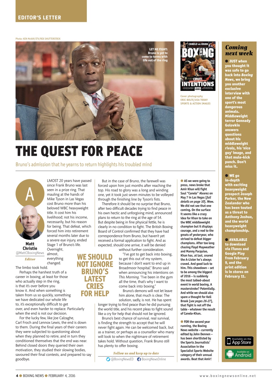 Boxing News Preview Pages