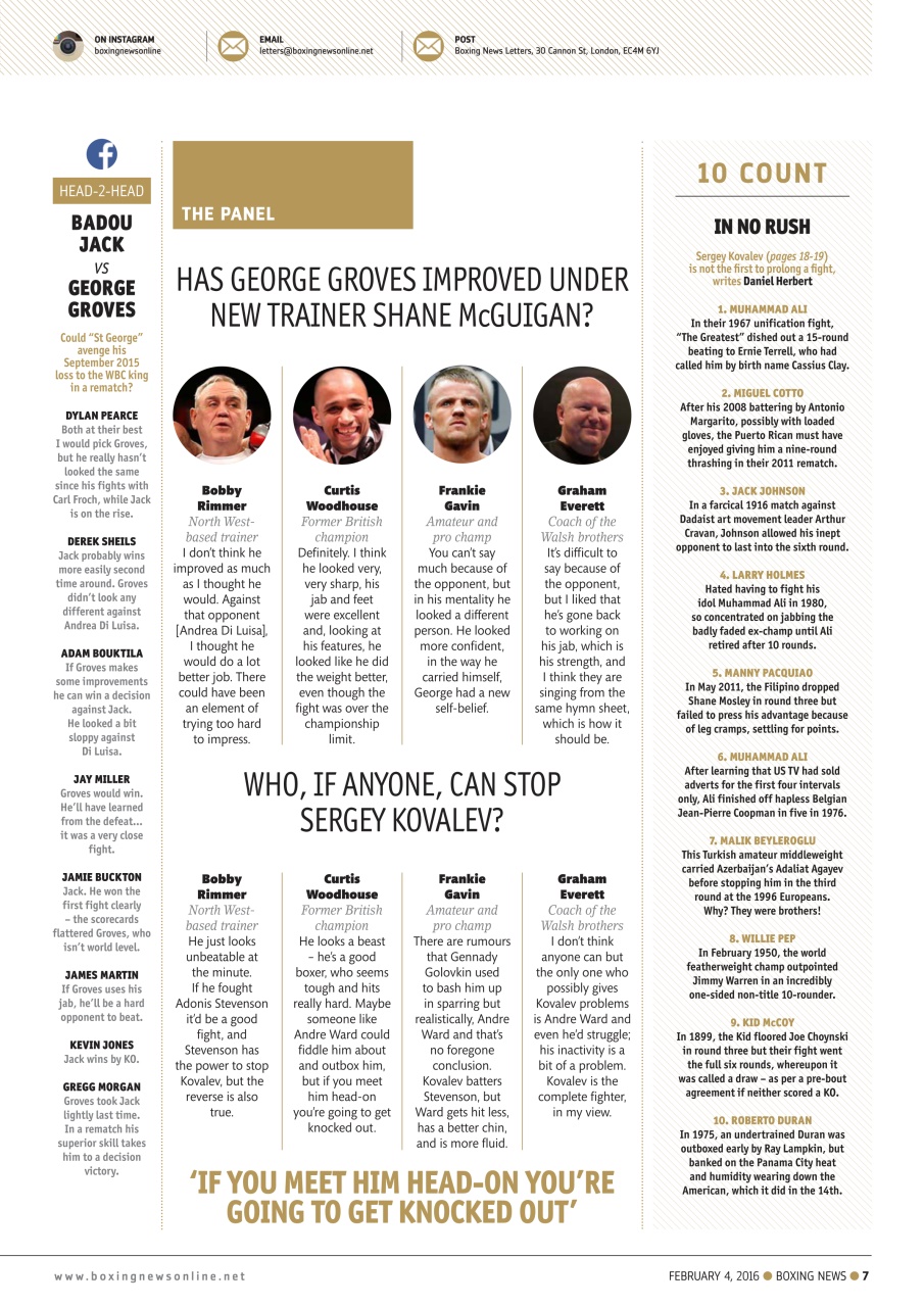 Boxing News Preview Pages