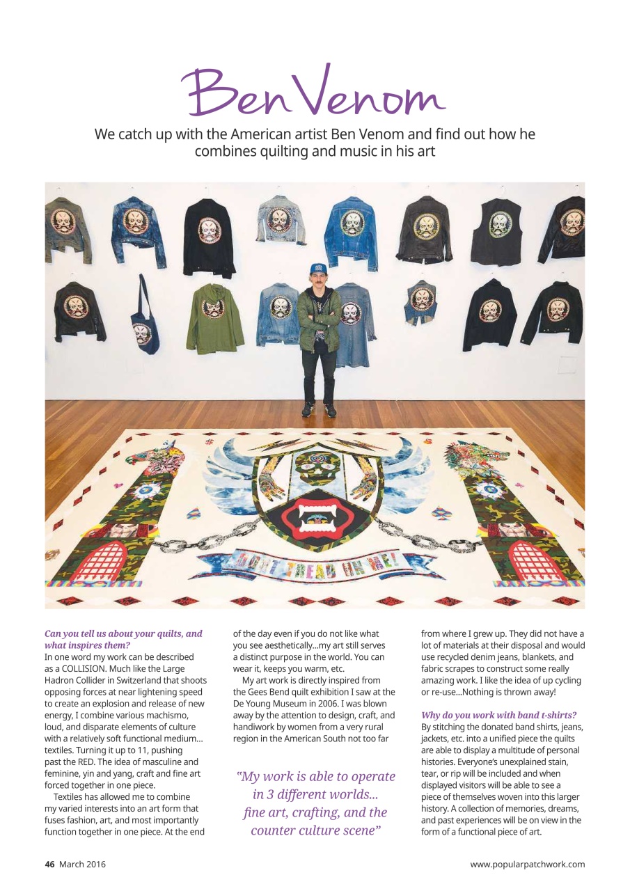 Popular Patchwork Magazine Preview Pages