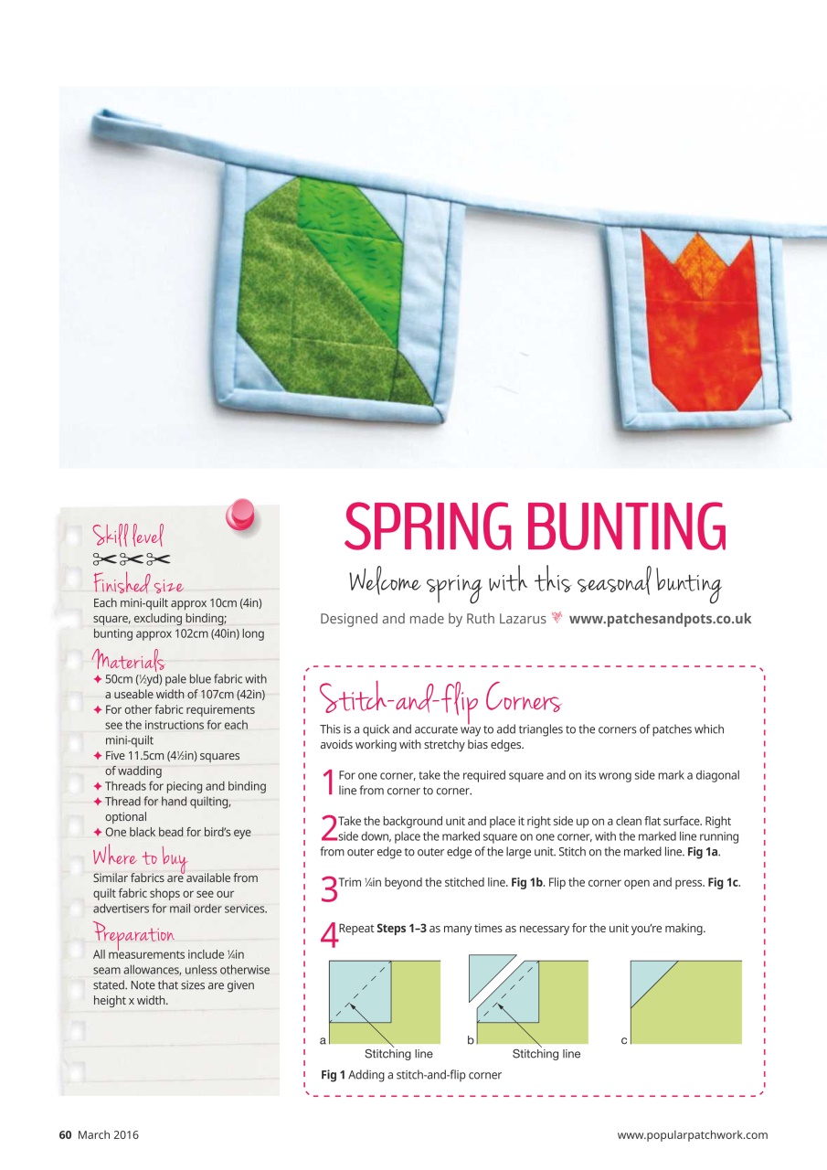 Popular Patchwork Magazine Preview Pages