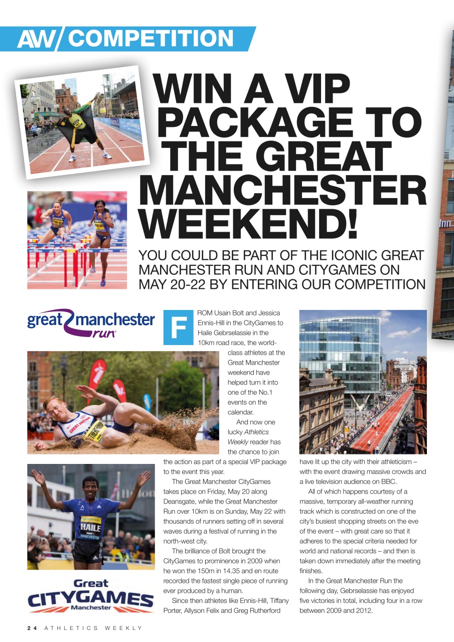 AW – Athletics Weekly Magazine Preview Pages