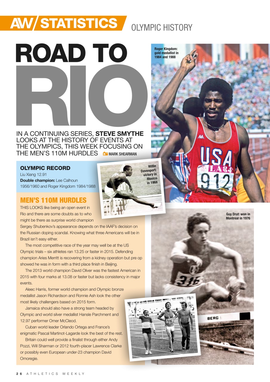 AW – Athletics Weekly Magazine Preview Pages
