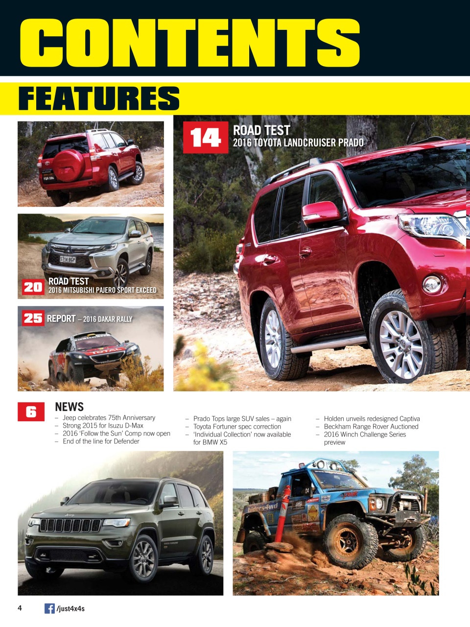 JUST 4X4S Preview Pages