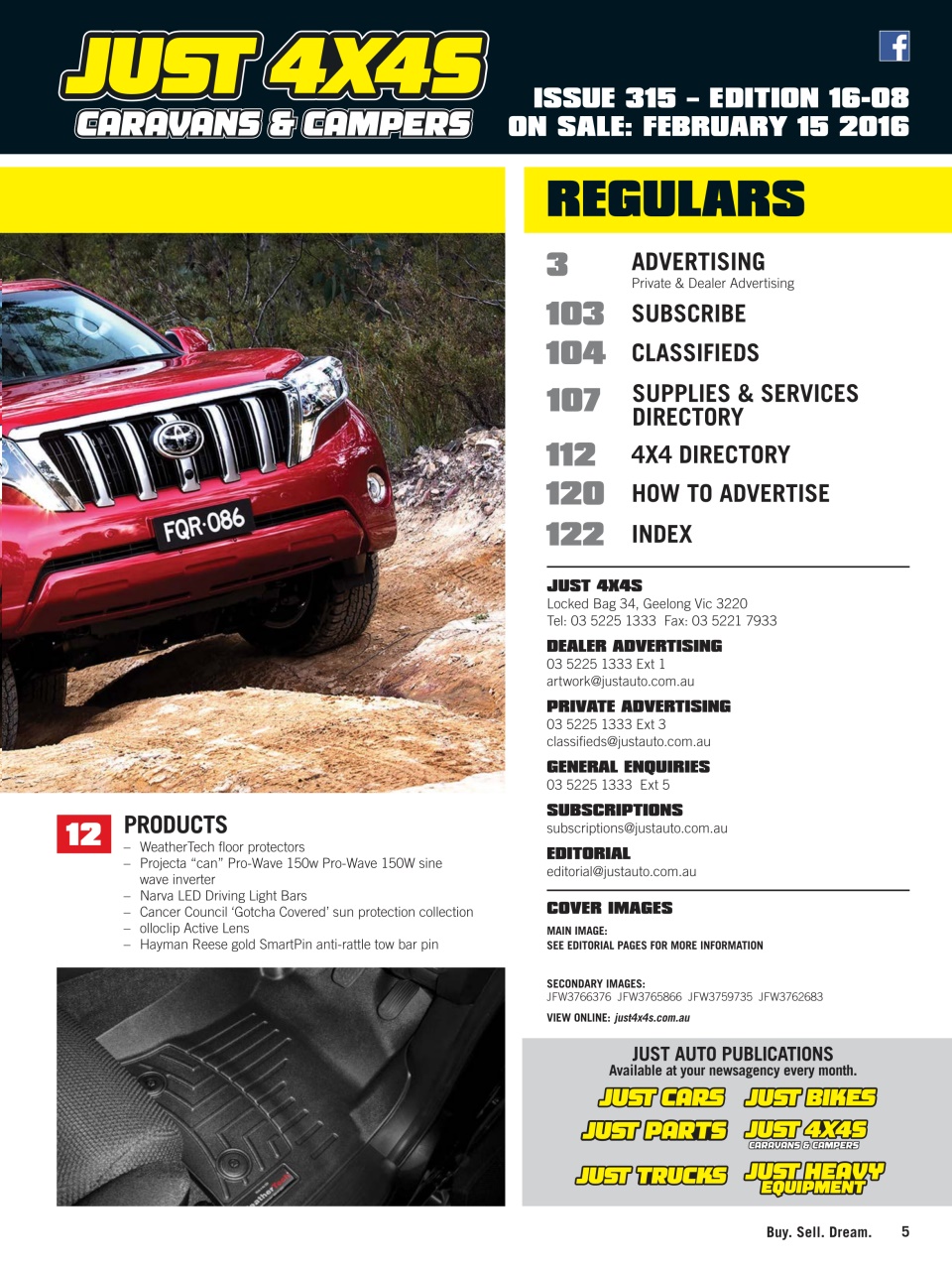 JUST 4X4S Preview Pages