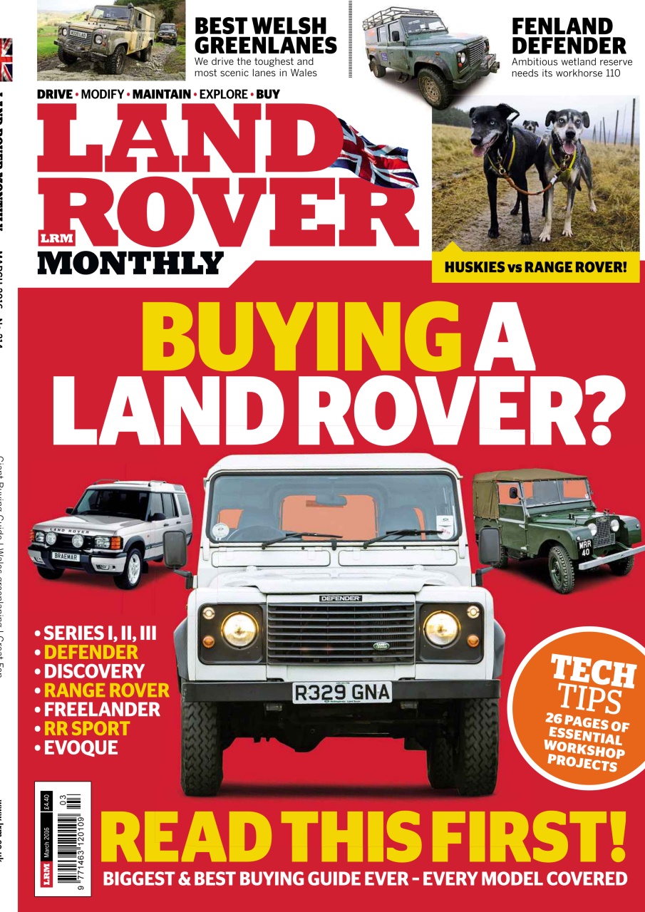 Land Rover Monthly Preview Pages