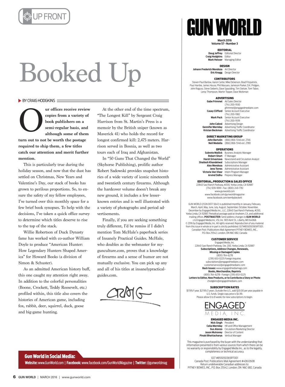 Gun World Preview Pages