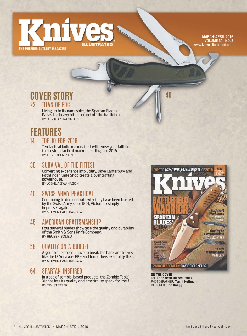 Knives Illustrated Preview Pages