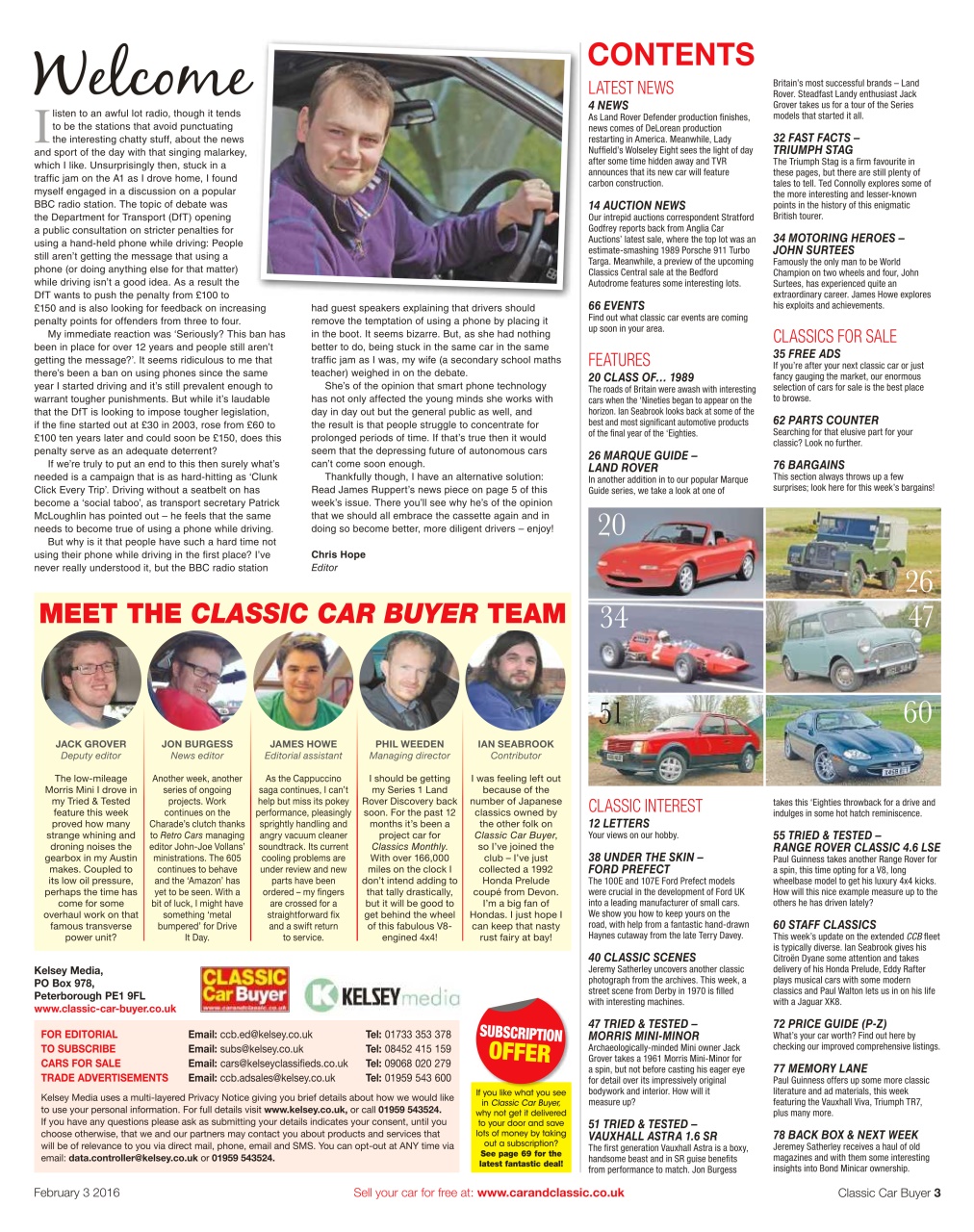 Classic Car Buyer Preview Pages