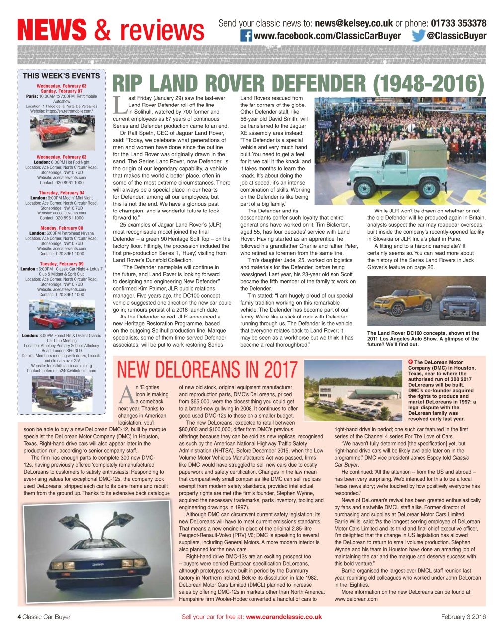 Classic Car Buyer Preview Pages