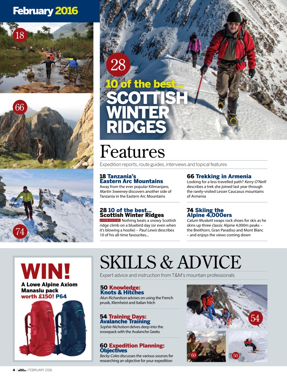 Trek & Mountain Magazine Preview Pages