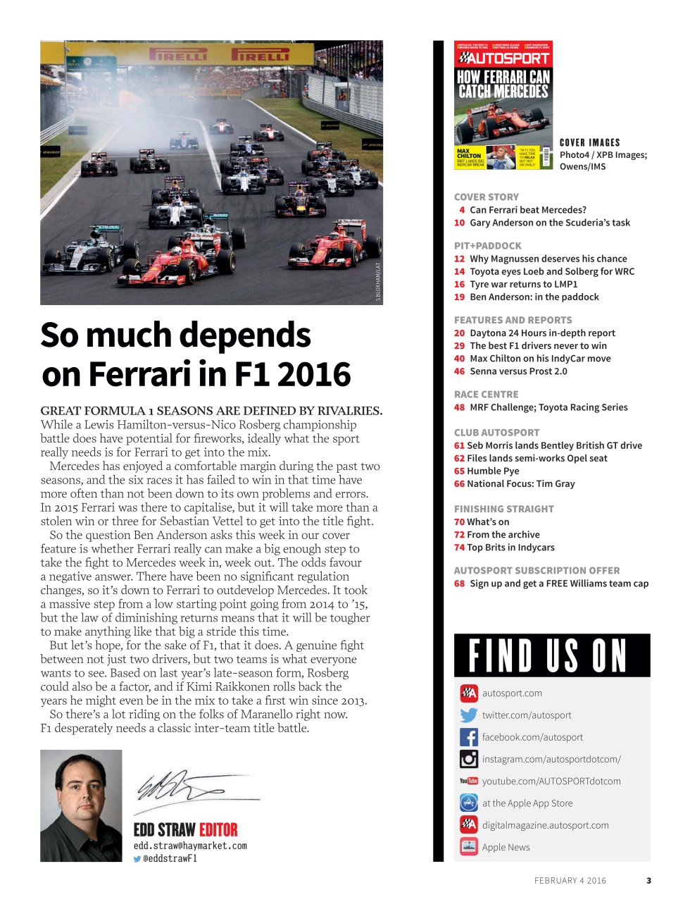 Autosport Preview Pages