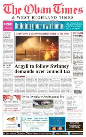The Oban Times & Lochaber Times issue 4th February 2016