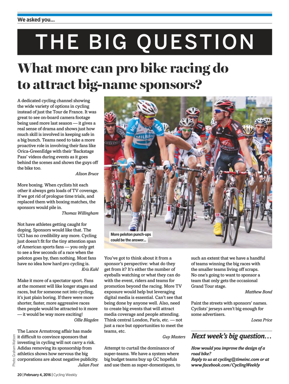 Cycling Weekly Preview Pages