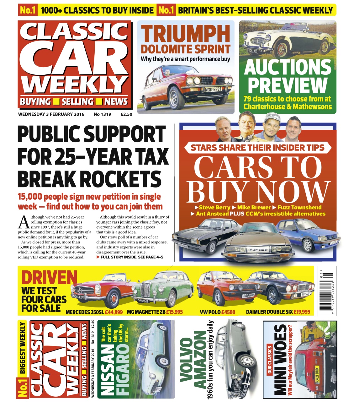 Classic Car Weekly Preview Pages