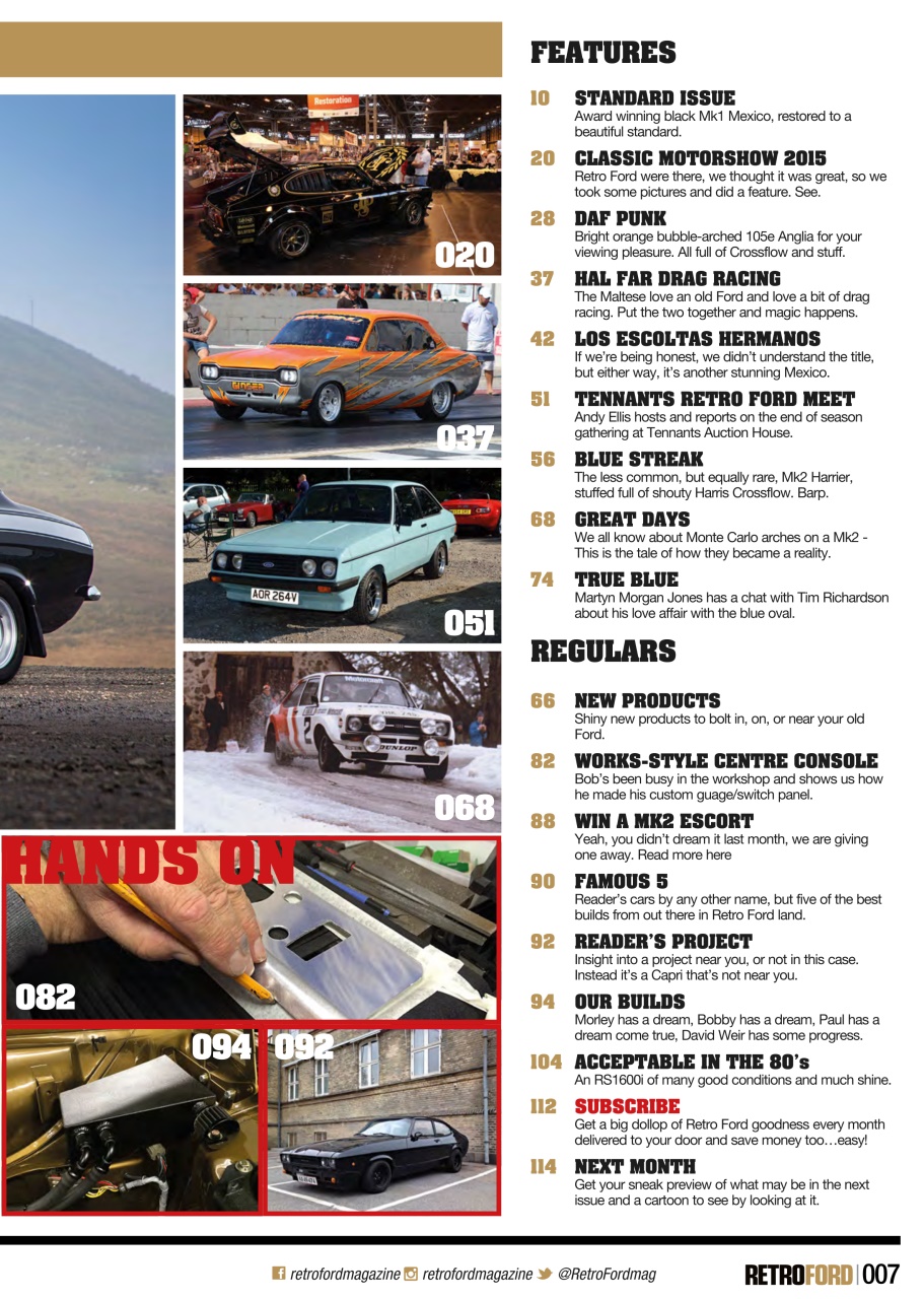 Retro Ford Preview Pages