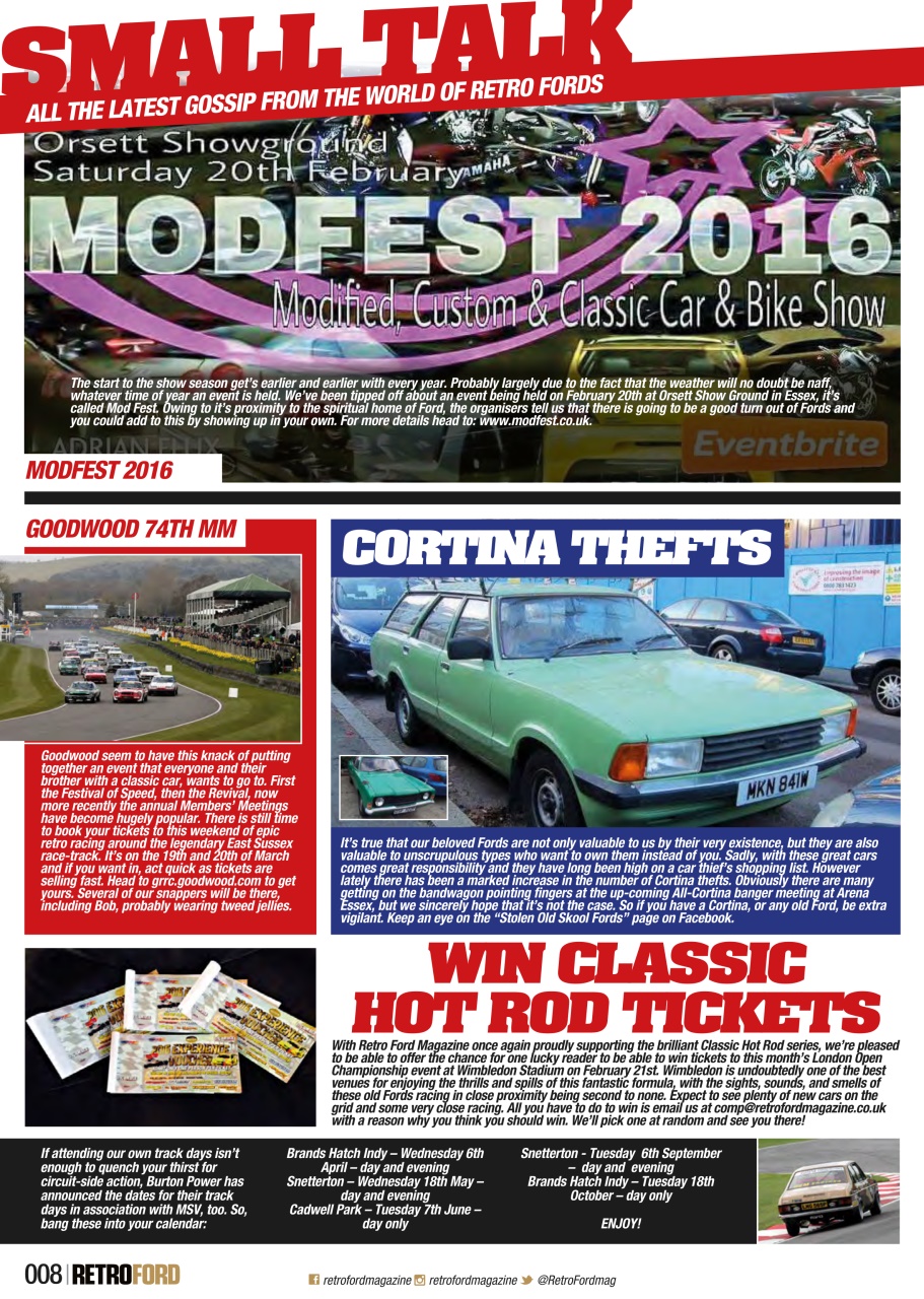 Retro Ford Preview Pages