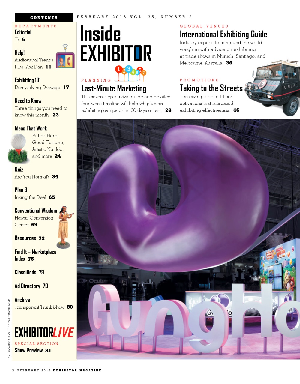 EXHIBITOR Magazine Preview Pages