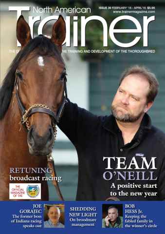 North American Trainer Magazine - horse racing issue February 2016-April 2016 - Issue 39