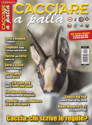 Caccia Magazine issue CACCIARE A PALLA FEBBRAIO 2015
