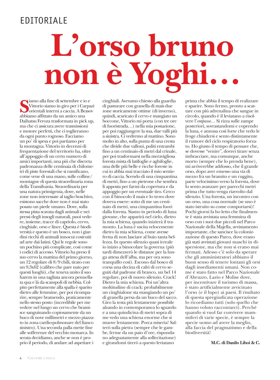 Caccia Magazine Preview Pages