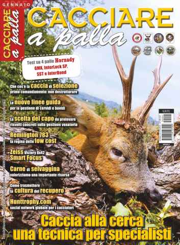 Caccia Magazine issue CACCIARE A PALLA GENNAIO 2015