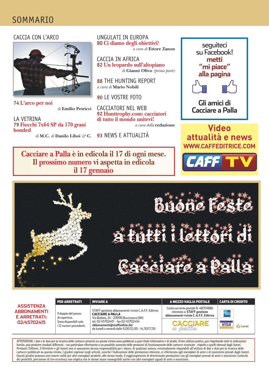 Caccia Magazine Preview Pages