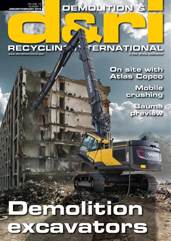 Demolition & Recycling International issue January-February 2016