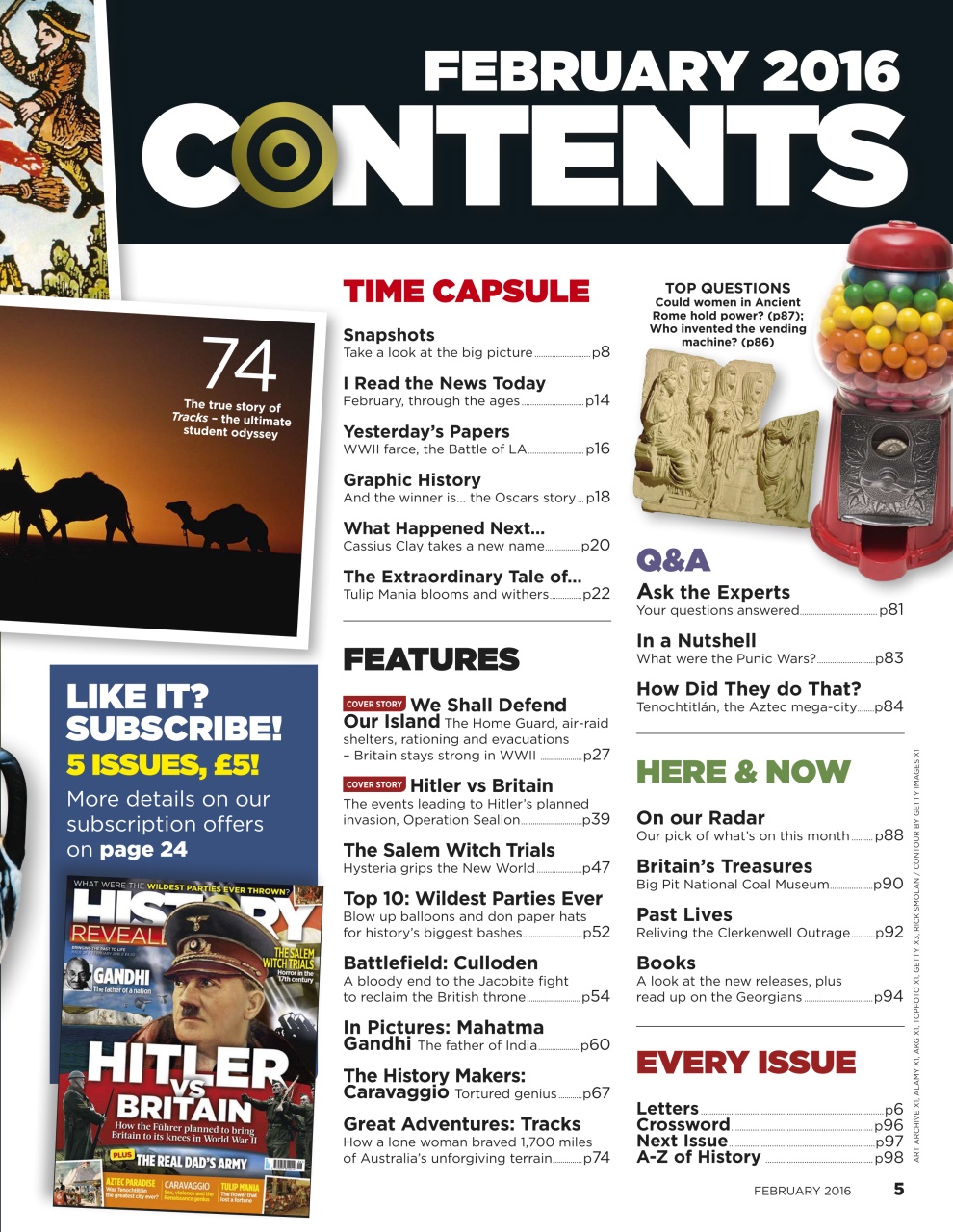 BBC History Revealed Magazine Preview Pages