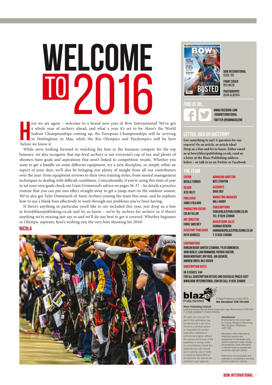 Bow International Preview Pages
