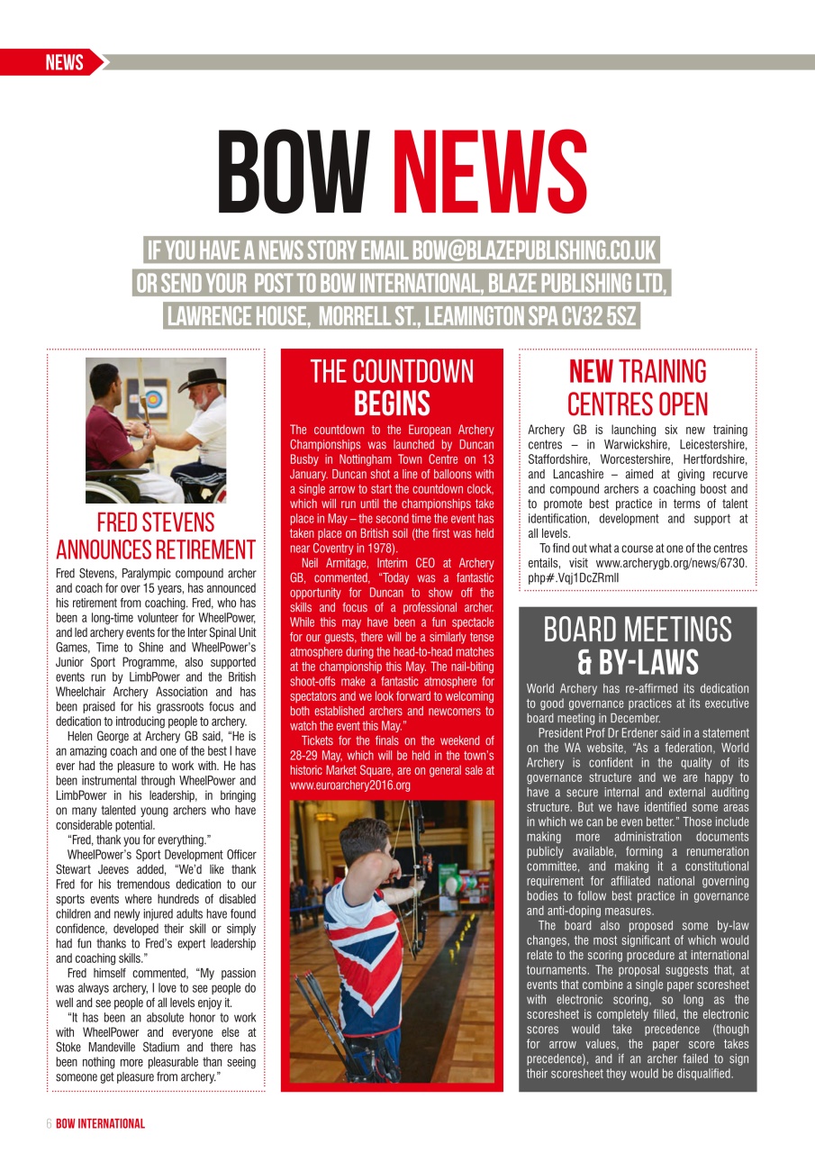 Bow International Preview Pages