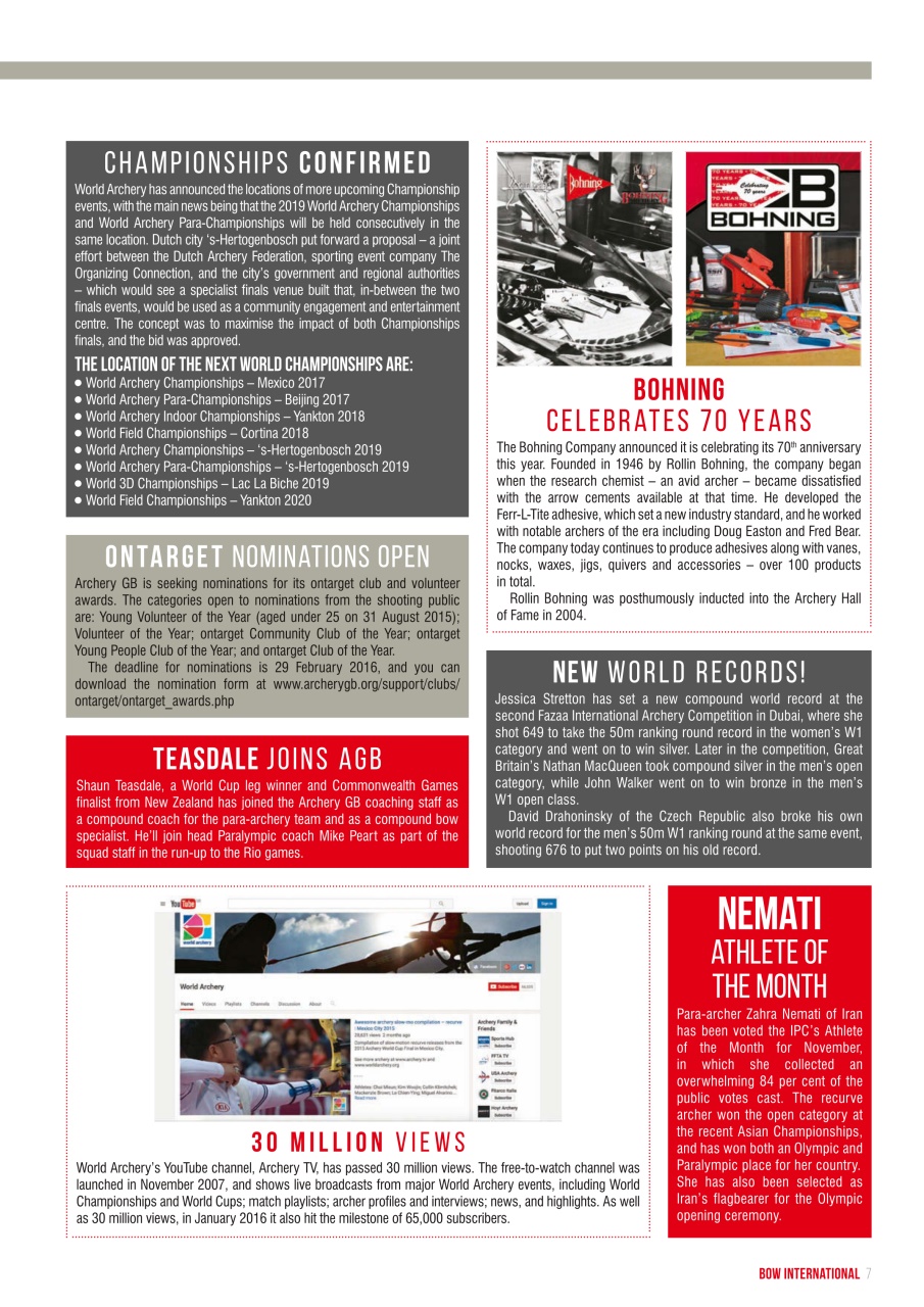 Bow International Preview Pages