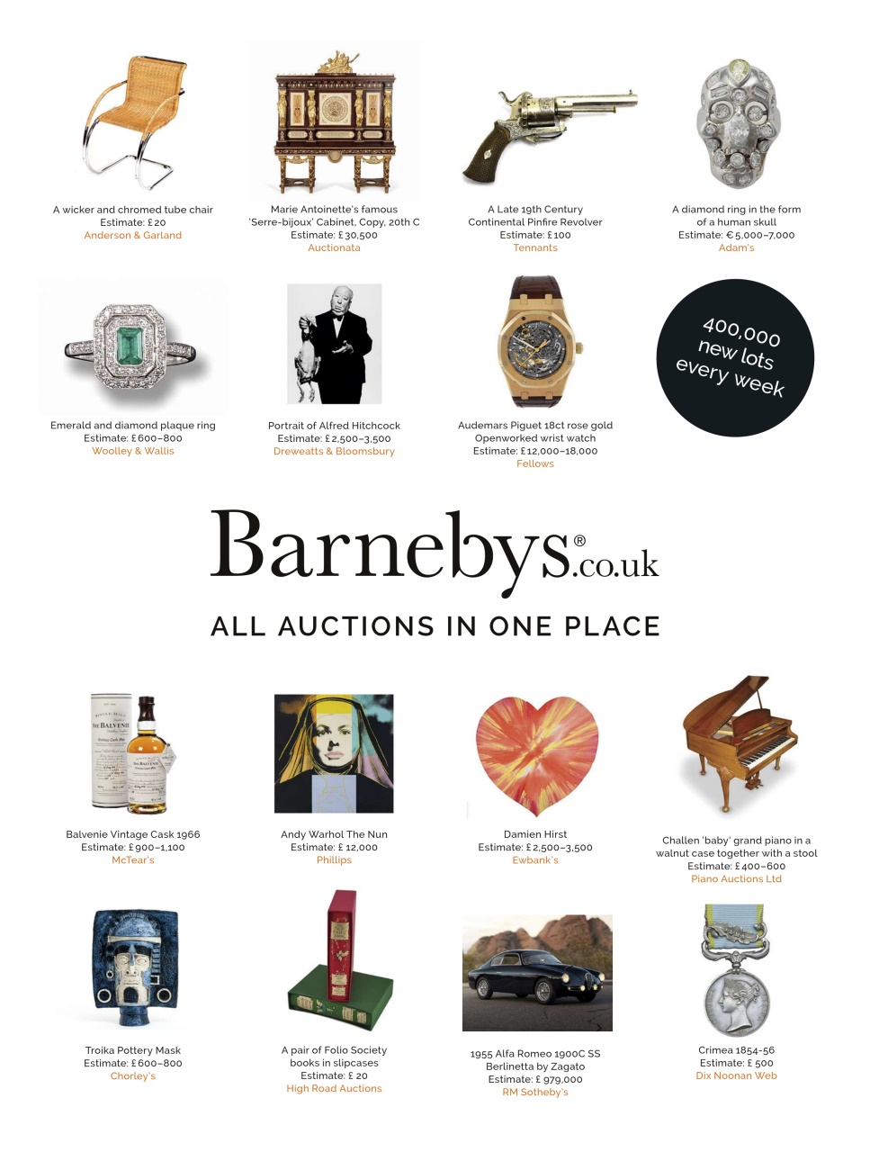 Homes & Antiques Magazine Preview Pages