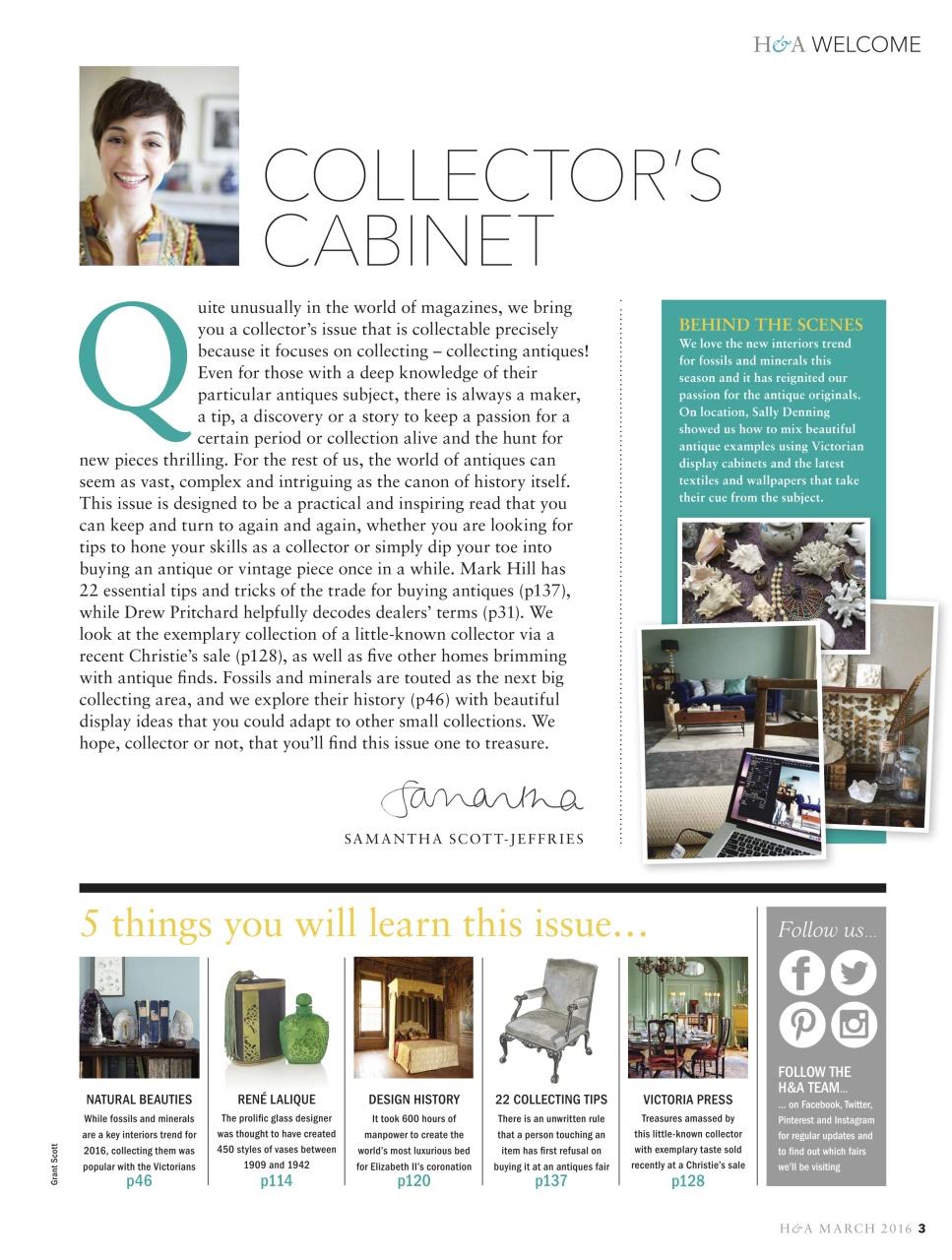 Homes & Antiques Magazine Preview Pages