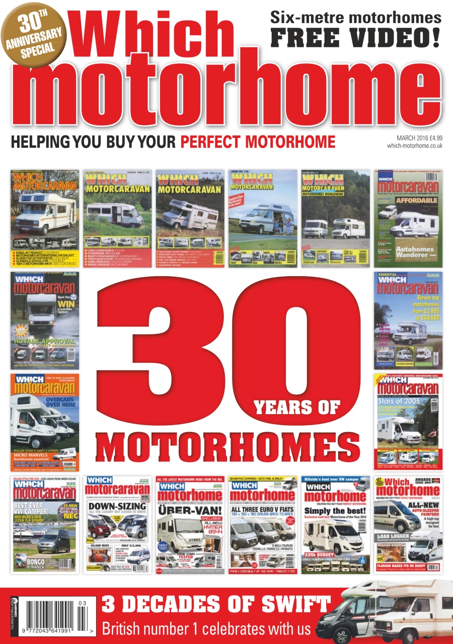 What Motorhome magazine Preview Pages