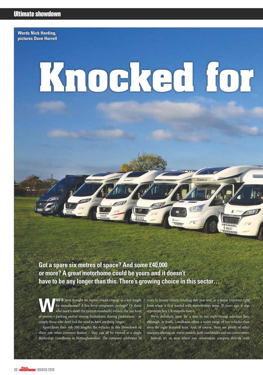 What Motorhome magazine Preview Pages