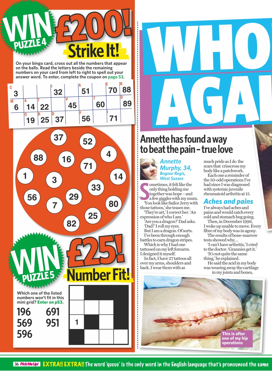 Pick Me Up Preview Pages