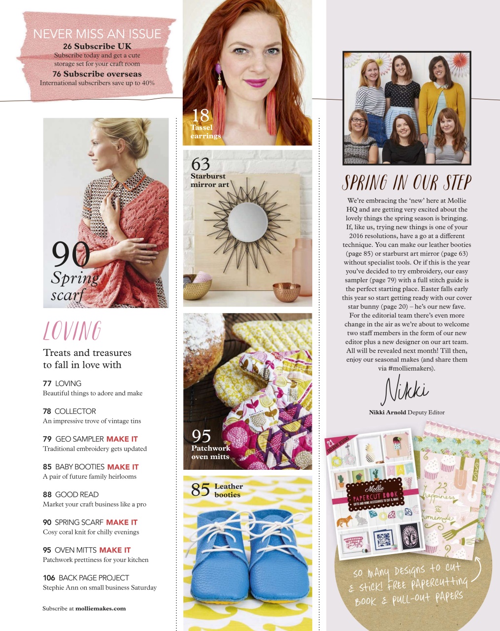 Mollie magazine Preview Pages
